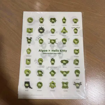 Algae x Hello Kitty 클리어 파일 모키티 만박 일본관