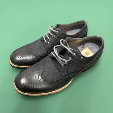 G-STAR RAW 지스타로우 가죽 x 데님 윙 팁 슈즈