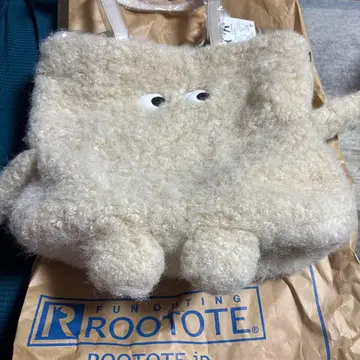ROOTOTE 복슬복슬 토트백 아이보리