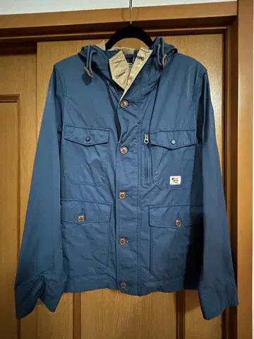 REPLAY 후드 부착 네이비 마운틴 파카 SMALL