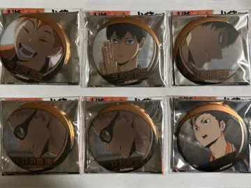 하이큐 명장면 캔뱃지 카라스노ver. 히나타 카게야마 츠키시마 니시노야