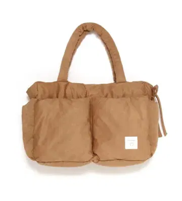 andmary 메리 퀼팅 스웨이드 백 카멜