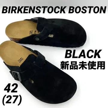미사용 새상품 ] BIRKENSTOCK 버켄스탁 보스턴 블랙 42