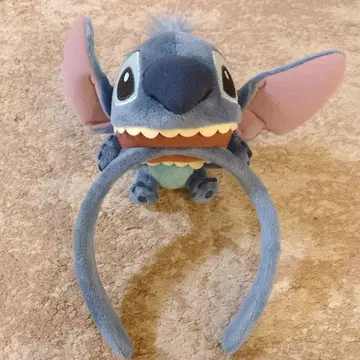 스티치 머리띠 귀 포함