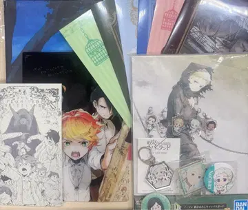 약속의 네버랜드 묶음 판매 B1 천 포스터 클리어 파일 제일복권 약네바