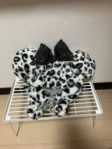 디즈니 팬 캡 레오파드 표범 무늬