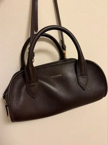 J.M. DAVIDSON 브라운 가죽 숄더백 브라운