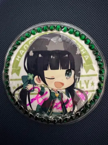 하나하나 캔뱃지 윙크 디자인