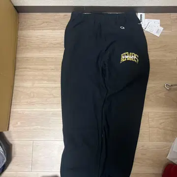 챔피온 블랙 스웨트 팬츠 M
