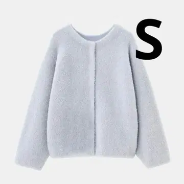 라메 페더 얀 2WAY 가디건 그레이