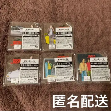 머리글자D 드림 복권 E상 미니 아크릴 스탠드 전5종 묶음 판매