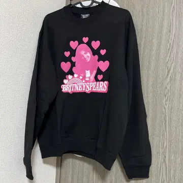 atmos 브리트니 스피어스 맨투맨 블랙 FREE