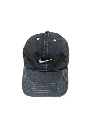 [00s] y2k 나이키 스우시 로고 6패널 캡