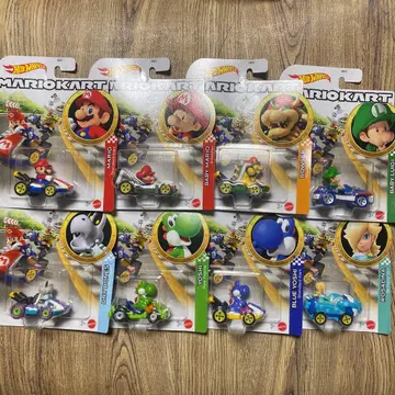 핫휠 마리오 카트 8종 세트 988S-GBG25 마텔 미니카