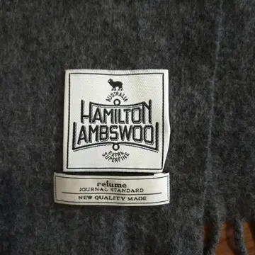 새상품급 저널 스탠다드 대형 머플러 해밀턴 라무 울 그레이