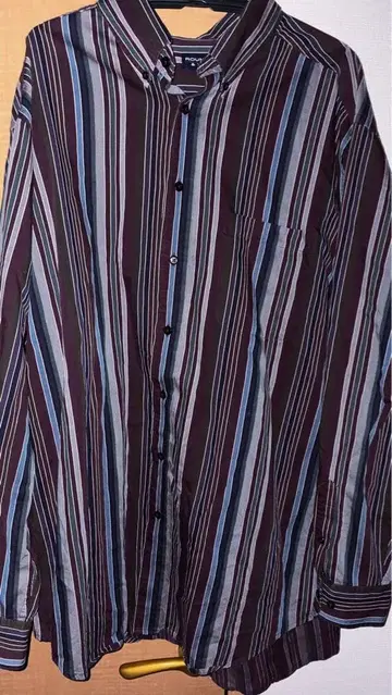 roundtree&yorke 구제 의류 스트라이프 긴팔 셔츠