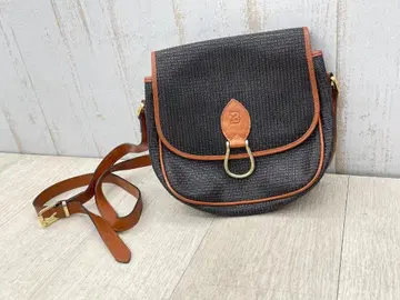 BALLY 사선 크로스백 가죽 B 로고 올 패턴 이탈리아제