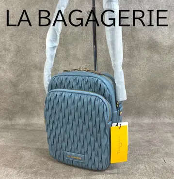 [미사용] 라 바가제리 양가죽 랜덤 플리츠 숄더백