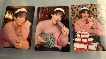 SHOW-WA 무카야마 타케시 크리스마스 트레이딩 카드 3종 컴프 세트