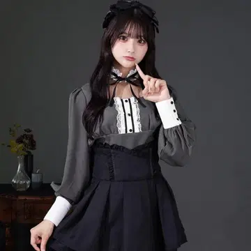 Pal elfy 도리 초커 블라우스