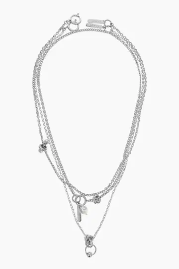 Justine Clenquet 새상품 상자 없음 목걸이 3개 세트