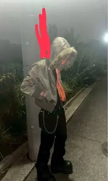 짧은 기장 퍼 재킷 archive y2k 아메카지 그런지