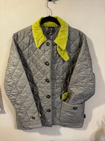 라벤햄 퀼팅 자켓 코트 영국제 그레이 38