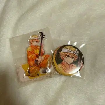 아와오도리 귀멸의 칼날 젠이츠 아크릴 스탠드 캔뱃지