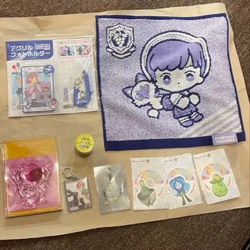 포켓몬 센터 캐릭터 굿즈 세트 (타월, 피규어 등)