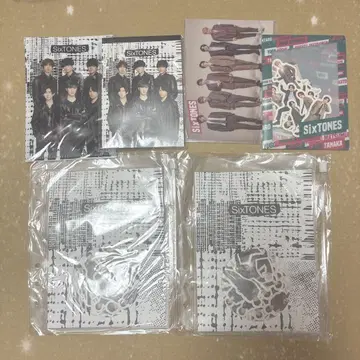 SixTONES 미니 클리어 파일 메모장 플레이크 씰