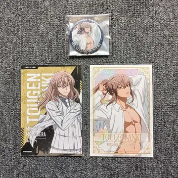 도겐안키 덤 포함 파보테리아 캔뱃지 특전 엽서 도지 신몬