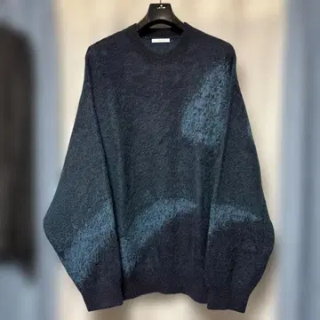 wym MOHAIR BLEND JACQUARD SHAGGY KNIT