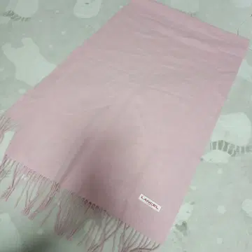 LANCEL 란셀 핑크 숄 머플러