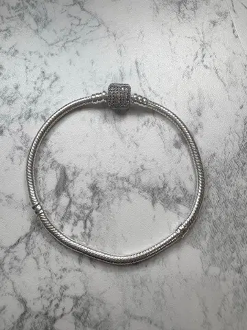 판도라 실버 팔찌 20cm