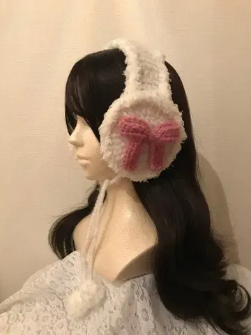 리본 귀도리 리본 귀도리 귀도리 earmuffs 핸드메이드