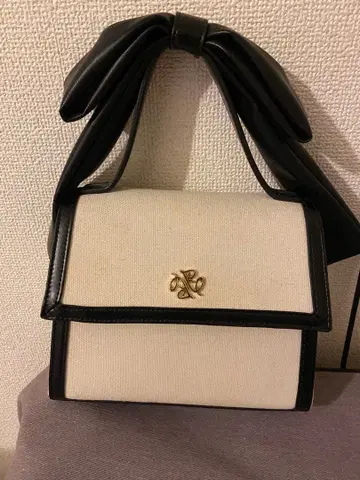 FRAY I.D 리본 핸들 핸드백