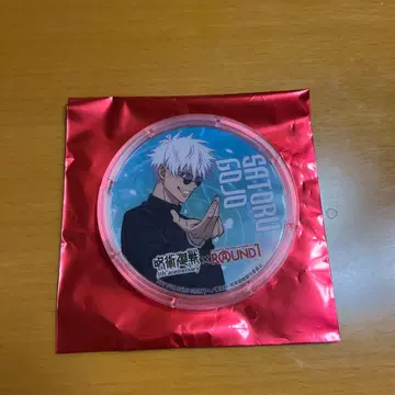 주술회전 라운드 원 고죠 사토루 아크릴 코스터