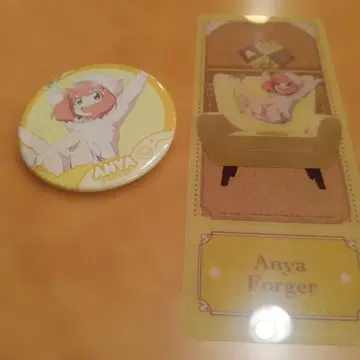 SPYFAMILY 스파이 패밀리 아냐 클리어 책갈피 캔뱃지