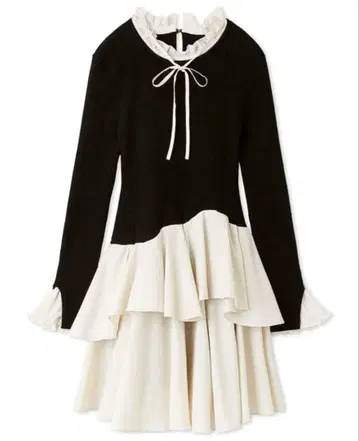 Sustainable 도킹 미니 니트 원피스 snidel