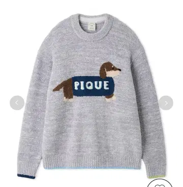 젤라또피케 베비모코 닥스훈트 자카드 풀오버