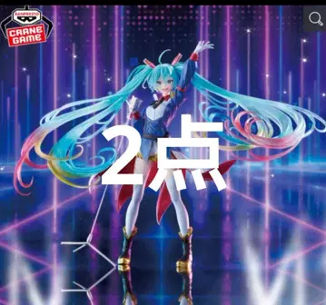 2점 건담 하츠네 미쿠 콜라보 피규어