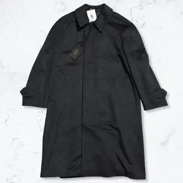 미사용 새상품 캐시미어 100% ALLEGRP 코트 스탠칼라 체스터