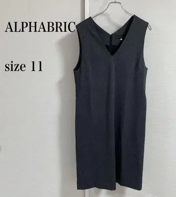 ALPHABRIC V넥 슬리브리스 원피스 size 11