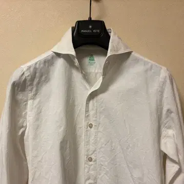 Finamore 화이트 긴팔 셔츠 (15-38)