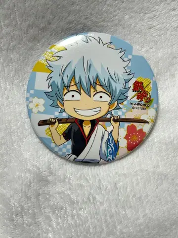 은혼 사카타 긴토키 도야가오 캔뱃지 J-WORLD 한정판