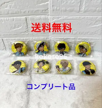 [ 미개봉 ] 명탐정 코난 세가 럭키 쿠지 J상 캔뱃지 세트 8종 컴프