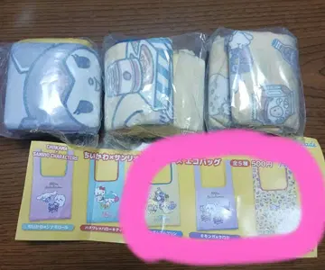 치이카와 x 산리오 캐릭터즈 에코백 3개 세트