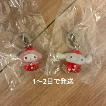 [ 미사용 새상품 ] 산리오 딸기 메지루시 액세서리 시나몬 마이멜로디