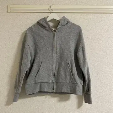 PROPORTION BODY DRESSING 그레이 풀 집업 후드티