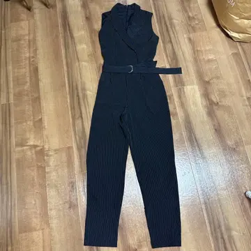 LIME 네이비 블루 스트라이프 올인원 S